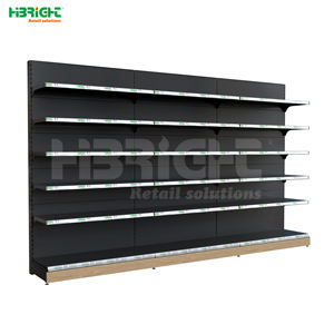 Supermarket Rack <b>Heavy</b>-<b>Duty</b> Commercial Display <b>Shelves</b> Double-Sided Iron Multi-Layer Light-<b>Duty</b> Style Metallic Material - Product Image 1