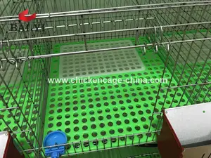 Cage d'élevage de lapins en métal commercial, bonne qualité