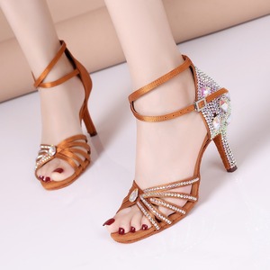 <span class=keywords><strong>Zapatos</strong></span> <span class=keywords><strong>de</strong></span> <span class=keywords><strong>Baile</strong></span> Latino para Mujer con Incrustaciones <span class=keywords><strong>de</strong></span> Diamantes, Suela Blanda, para <span class=keywords><strong>Salsa</strong></span>, Actuaciones en Escenario, <span class=keywords><strong>Zapatos</strong></span> Deportivos para Adultos, para Competencia en Interiores - Product Image 1