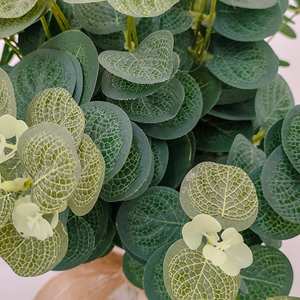 Émulation plante feuilles d'eucalyptus décoration de la maison bricolage arrangement de fleurs ornements pour plantes vertes Eucalyptus - Product Image 2