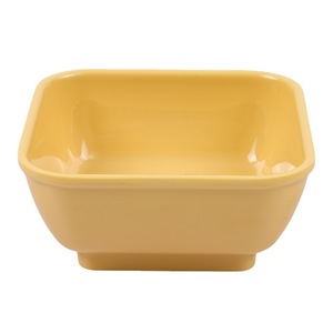 Five And Harmony Dessert Bowl Square Yellow Microwave Safe For Sweet Soup Taro Ball Sago Pudding Fruit Salad Yogurt Milk Tea - Product Image 3