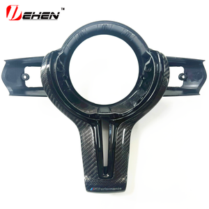 适用于宝马<span class=keywords><strong>M</strong></span>系列F80 F82 F10 F06 F12 F13 F15 F16 <span class=keywords><strong>M</strong></span>-运动型F20 F22 F30 F31 F32 F33 F36适用于宝马方向盘装饰碳纤维 - Product Image 3