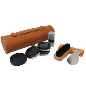 Hot Sale Leather <strong>Shoe</strong> <strong>Polish</strong> Set Men Leather <strong>Shoe</strong> Care Tools <strong>Shoe</strong> <strong>Polish</strong> Brush Nursing Toolkit 9 Pcs Set - Product Image 3