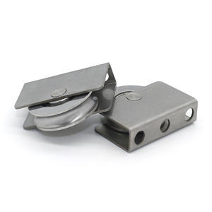 Poleas Metálicas en Forma de U S626ZZ Personalizables Directas de Fábrica, Herrajes de Ensamblaje Sin Rodamientos con Piezas de Rodillos para Rieles de Cuerda - Product Image 5