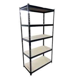 Light Duty 5-Layer Boltless Metal Industrial Shelving Powder Coated Corrosion <b>Adjustable</b> Design for Home - Product Image 3