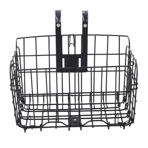 Cesta plegable extraíble para <span class=keywords><strong>bicicleta</strong></span> delantera de acero inoxidable de fábrica directa, cesta fuerte para <span class=keywords><strong>bicicleta</strong></span> - Product Image 4