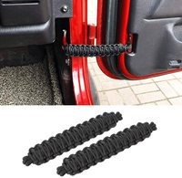 Sangles de bordure de porte pivotante, accessoires de voiture, sangles de dépose de contrôle pour Jeep Wrangler
