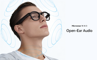 Lunettes intelligentes AI 8,0 millions de pixels, 4 Go de mémoire, traduction en temps réel, photo, vidéo, commande vocale et tactile, IP67, traducteur 8MP