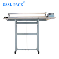 Scelleuse thermique à commande au pied SFP-800, robuste, pour un fonctionnement continu, sacs en plastique pour usage industriel et atelier, machine de scellement