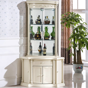 Tủ rượu gỗ đỏ SZ, kiểu dáng cổ điển, chất liệu kim loại, trưng bày nhà bếp, nội thất phòng khách, thép không gỉ hiện đại, hình ảnh 1 bộ, thanh toán T/T - Product Image 2