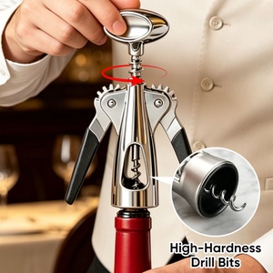 Zinc Alloy Sommelier Corkscrew Professional Handheld Wine <b>Puller</b> Strength Metal Manufacturer - Product Image 2