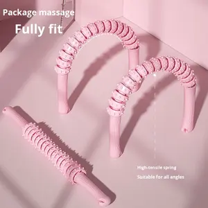 Bâton de <span class=keywords><strong>Massage</strong></span> méridien complet du corps des femmes rouleau de balle de pointe de dent de loup Flexible pour Yoga Fitness accessoires de <span class=keywords><strong>Massage</strong></span> sportif - Product Image 3