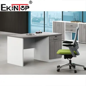 Ekintop高品质豪华Muebles De Madera Oficina Modernos最新独特设计I造型行政办公桌