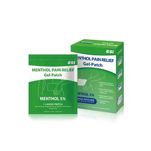 Plester Pereda Nyeri Hidrogel Menthol Canggih CSI - Terbukti Secara Klinis Mengurangi Nyeri dan Pembengkakan, Tahan 8 Jam, Bersertifikat CE, 11g - Product Image 1