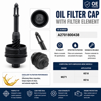 Tapa de Filtro de Aceite de Motor de Ajuste Preciso para Mercedes-Benz M271 KE18 KE16 OE A2701800438; A2701800400 A2701800910 de Alto Rendimiento