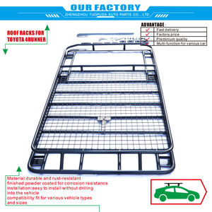 Универсальные багажники на крышу для TONNEAU, сверхмощная корзина для крыши для TOYOTA PRADO LANDCRUISER NISSAN PATROL <span class=keywords><strong>FJ</strong></span> <span class=keywords><strong>CRUISER</strong></span> 4RUNNER - Product Image 4