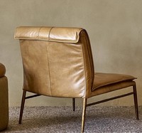 Cuir classique rétro industriel durable pour chaise de style loft pour salon et salle à manger