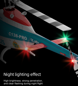 Máy bay trực thăng điều khiển từ xa RC ERA C138 PRO 6 trục con quay hồi chuyển tỷ lệ 1:33 6 kênh cánh quạt đơn không chổi than định vị thông minh - Product Image 3