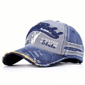 Casquette de baseball classique 6 panneaux en coton 100% avec lettres personnalisées brodées en 3D et boucle en cuivre argenté – Grande Vente - Product Image 1
