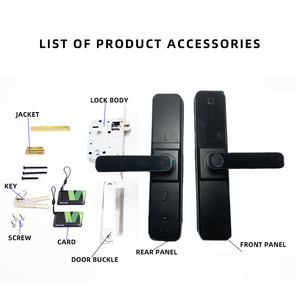 Wifi Biometric Electronic Tuya APP Remote Smart <strong>Lock</strong> Fingerprint <strong>Small</strong> Size Monitor Camera <strong>Door</strong> <strong>Lock</strong> - Product Image 6