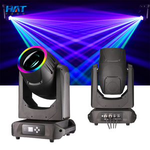 Faro mobile Sharpy impermeabile da 380W con funzione Halo e LED circolare frontale - Product Image 1