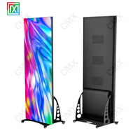 Écran publicitaire LED couleur CMX P1.8/P2/P2.5 4G WiFi USB, affichage numérique mobile pour extérieur/intérieur, garantie 5 ans