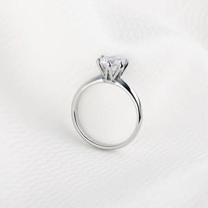 Bagues imperméables non ternissables de bonne qualité, plaquées or 14k 18k PVD, en acier inoxydable 316L, avec zircon, pour femmes - Product Image 4