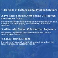 Impresora DTF industrial de 60 cm con 6 cabezales de impresión Epson i3200, máquina de impresión de camisetas de alto volumen