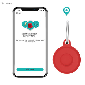 Funda protectora de silicona AirTags para Apple AirTags Tracker, 1 compartimento, estilo simple, tamaño inferior a 2 pulgadas - Product Image 1