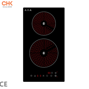 <span class=keywords><strong>Plaque</strong></span> de cuisson en céramique 2 brûleurs haute puissance 3000W Double brûleurs Cuisinière Vitro infrarouge intégrée pour appareil de cuisine - Product Image 2