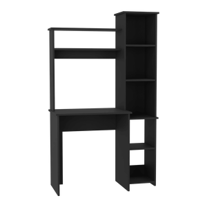 DB Logan Five Cubbies Bureau d'ordinateur avec finition wengue noire - Product Image 2