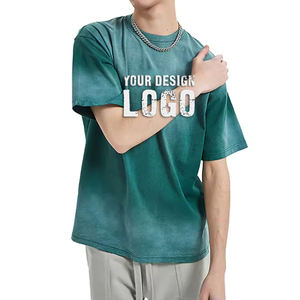 Customized Cotton Round Neck Heavyweight Plus Size Men's T <b>Shirt</b> High Quality Casual Vintage Washed Oversized Mens T <b>Shirts</b> - Product Image 2