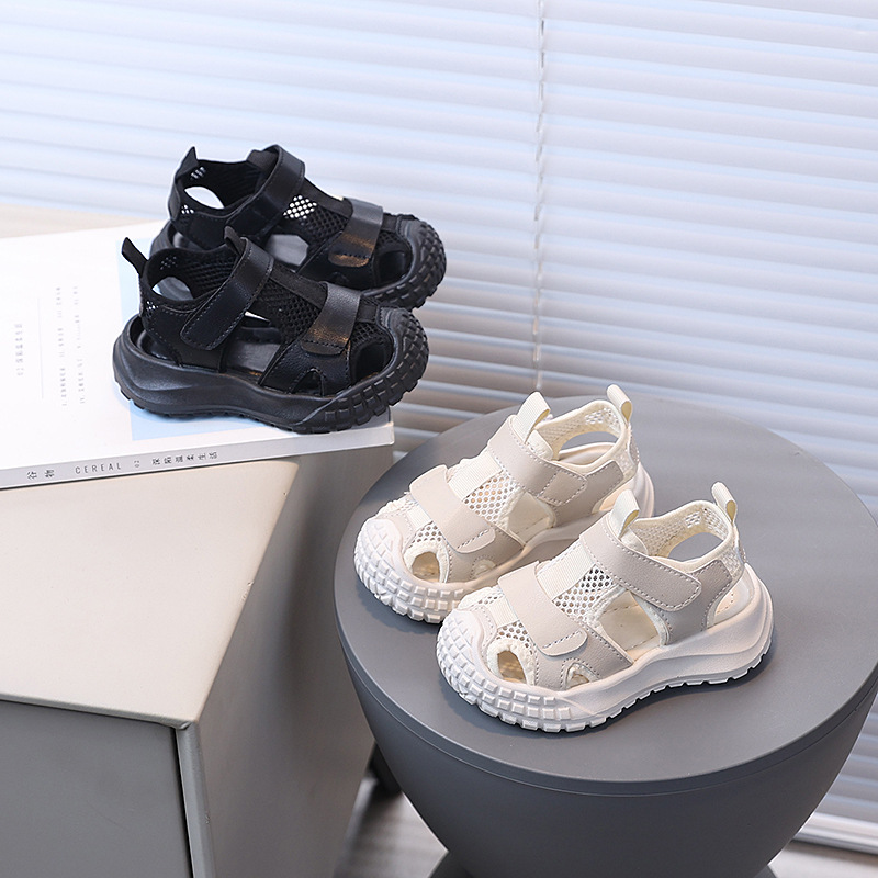 Sandals Summer New Children's Mesh Breathable Sneaker Girls Soft Bottom Non-Slip Pump Beach Shoes