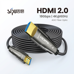 SIPU 2026 AOC HDTV Fiber Optic <strong>Cable</strong> <strong>4K</strong> 8K Active Optical For PS5 Home Theater 10M 20M 30M 50M OEM Network <strong>Cable</strong> - Product Image 1