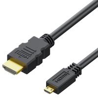 Câble Micro USB Mâle-Mâle à âme en cuivre 4K pour Caméra, TV, PC – Adaptateur Vidéo Haute Définition
