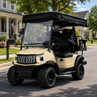 Voiturette de golf électrique durable, véhicule utilitaire 4 places, voiturettes de golf électriques à vendre
