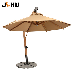 <span class=keywords><strong>Parasol</strong></span> de luxe personnalisable 3x3 3,5x3,5m, grand <span class=keywords><strong>parasol</strong></span> de patio commercial pour extérieur, jardin, plage, avec base - Product Image 2