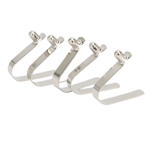 Industrial-use V-Shaped Stainless Steel Touch <strong>Button</strong> <strong>Spring</strong> Tent Pole Push <strong>Clip</strong> Tube Locking - Product Image 1