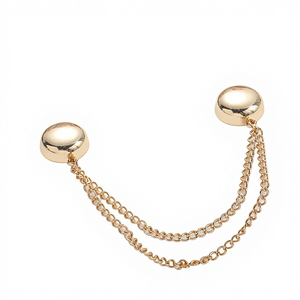 T-shirt Magnetic Buckle <b>Chain</b> Bottom Pants for Tool Fixing Cuffs Hems Detachable Clip Lengthening Shortening Hem - Product Image 1