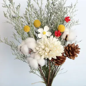 Bouquet <span class=keywords><strong>de</strong></span> <span class=keywords><strong>fleurs</strong></span> séchées style Boho, prix d'usine, mélange naturel, vente en gros, cadeau, Mini bouquet <span class=keywords><strong>de</strong></span> <span class=keywords><strong>fleurs</strong></span> séchées - Product Image 2