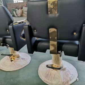 Nueva Silla de Barbero Ergonómica Reclinable de Cuero PU, Portátil, con Bomba Hidráulica, Reposapiés y Elevación Giratoria para Salón de Belleza o Estudio - Product Image 4