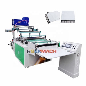 Tự động polythene nhựa DHL Express keo băng chuyển phát nhanh gửi thư bao bì dính Túi máy làm - Product Image 2