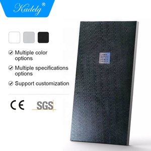 Bandeja de <span class=keywords><strong>ducha</strong></span> de piedra hecha <span class=keywords><strong>a</strong></span> <span class=keywords><strong>medida</strong></span> de diseño moderno para una fácil instalación en el baño - Product Image 6