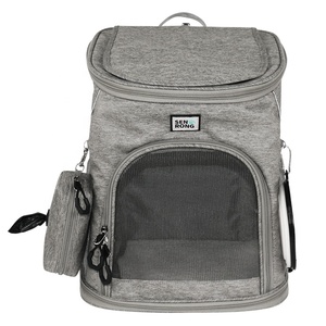 Customized Breathable Foldable Soft Sided Mesh Outdoor Pet Carrying Dog <b>Cat</b> <b>Carrier</b> for Dogs <b>Cats</b> Travel <b>Bag</b> - Product Image 1