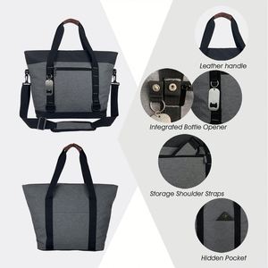 Sac isotherme grand format, sacs de courses réutilisables, sacs isothermes souples étanches, sac fourre-tout isotherme portable - Product Image 3