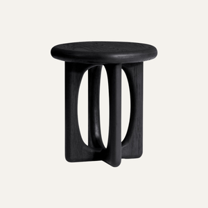 Table d'appoint ronde en teck Plaza - Product Image 1