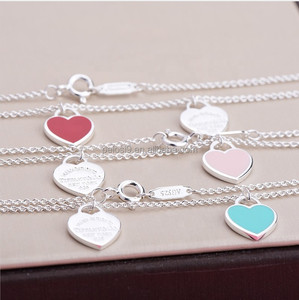 Marchio Originale TIF, Set <span class=keywords><strong>di</strong></span> Bracciali con Charm in Cristallo <span class=keywords><strong>di</strong></span> Alta Qualità TifFanyer, Gioielli alla Moda per Ragazze - Product Image 5