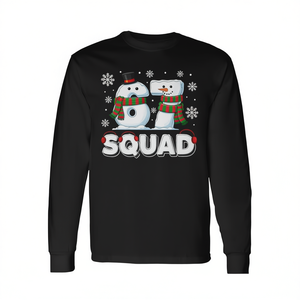 Camiseta de manga larga Squad Snowman Winter Christmas - Product Image 2