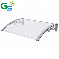 Foshan usine oem personnalisé nouveau design bricolage extérieur haute résistance portante en aluminium polycarbonate auvent à vendre