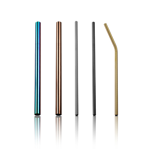 Pajita de Metal Reutilizable Ecológica de Acero Inoxidable 18/8 para Beber - Product Image 2